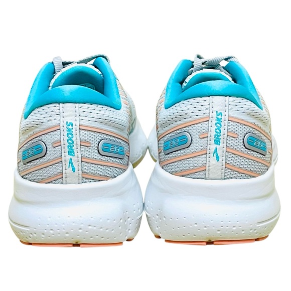 Brooks Glycerin 20 Sneakers Women's Sz 8.5 Running Shoes Gray Turquoise - Picture 7 of 9